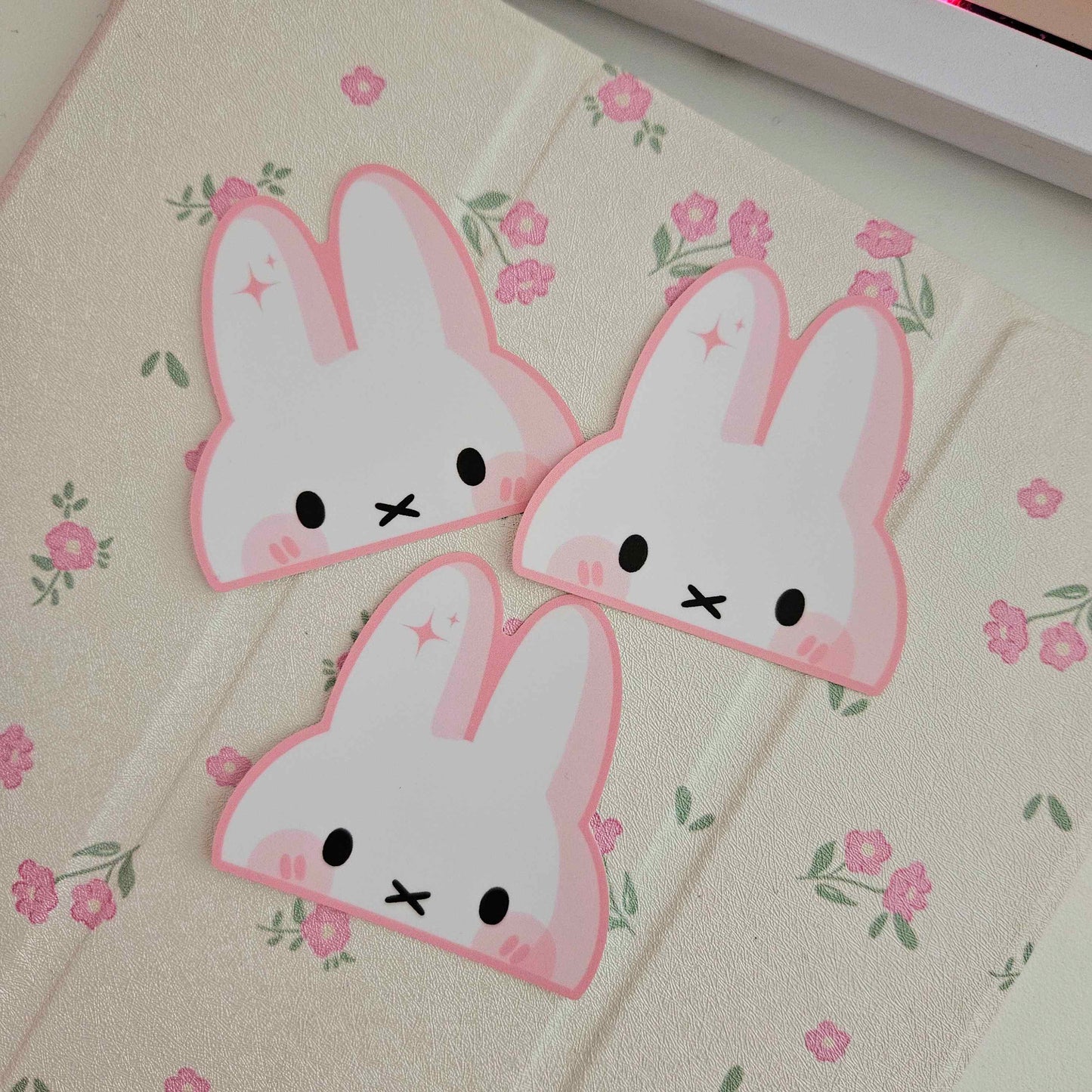Mini White Rabbit Sticker