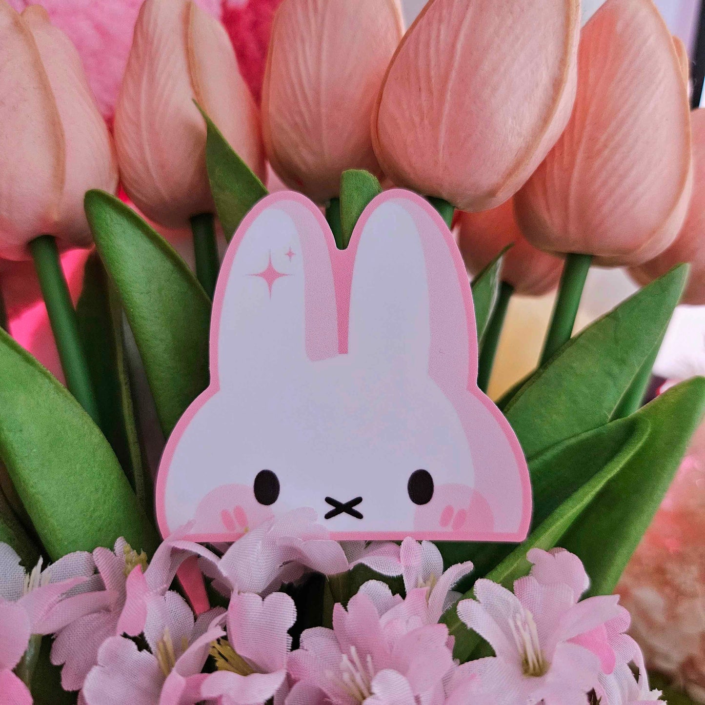 Mini White Rabbit Sticker