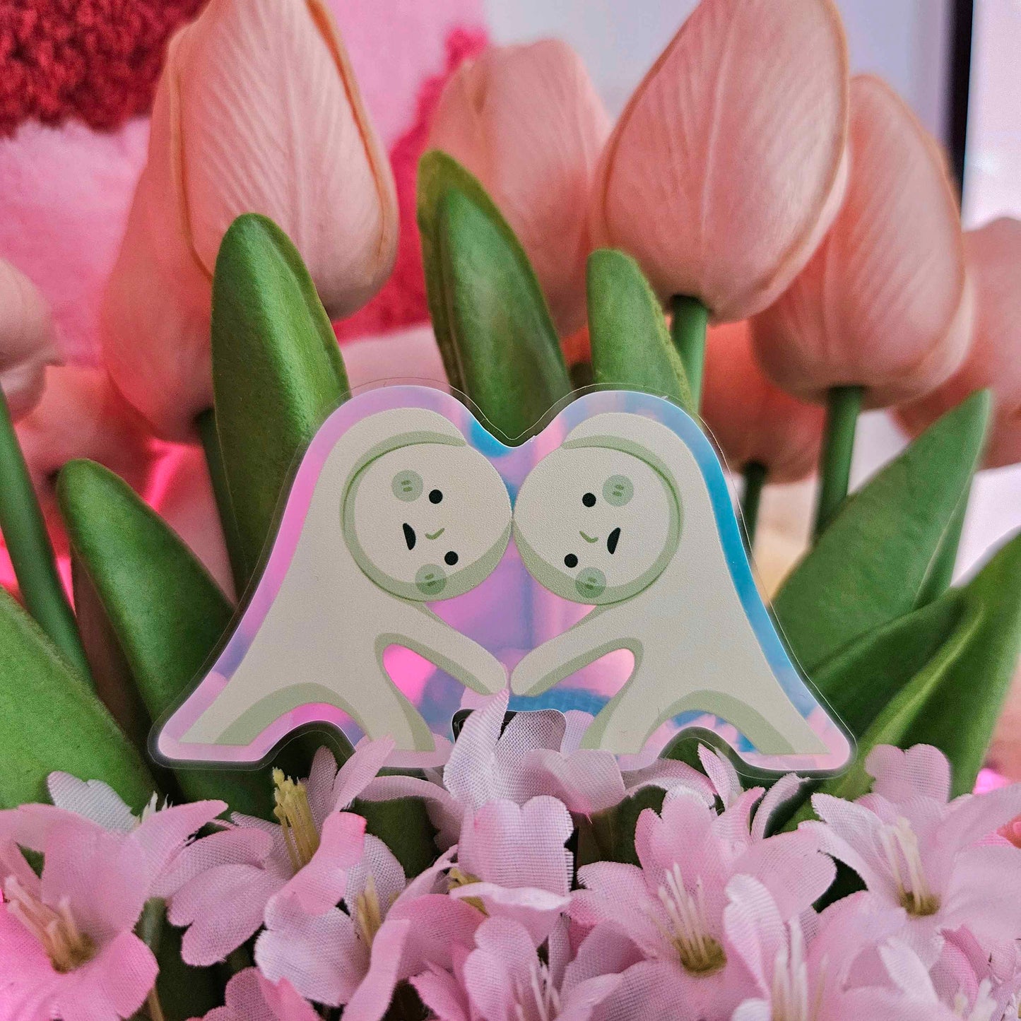 Mini Smiski Stickers (Glow in the dark!)