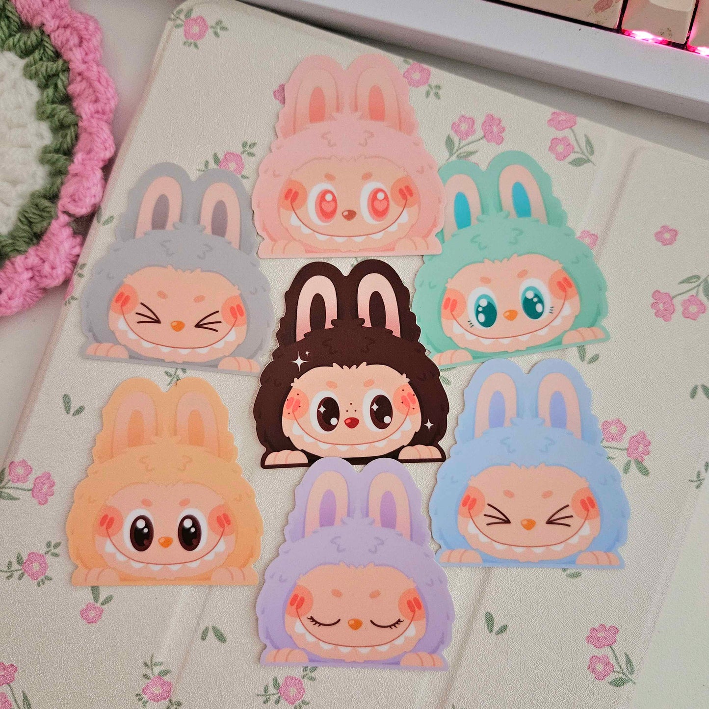 Mini Labubu Stickers