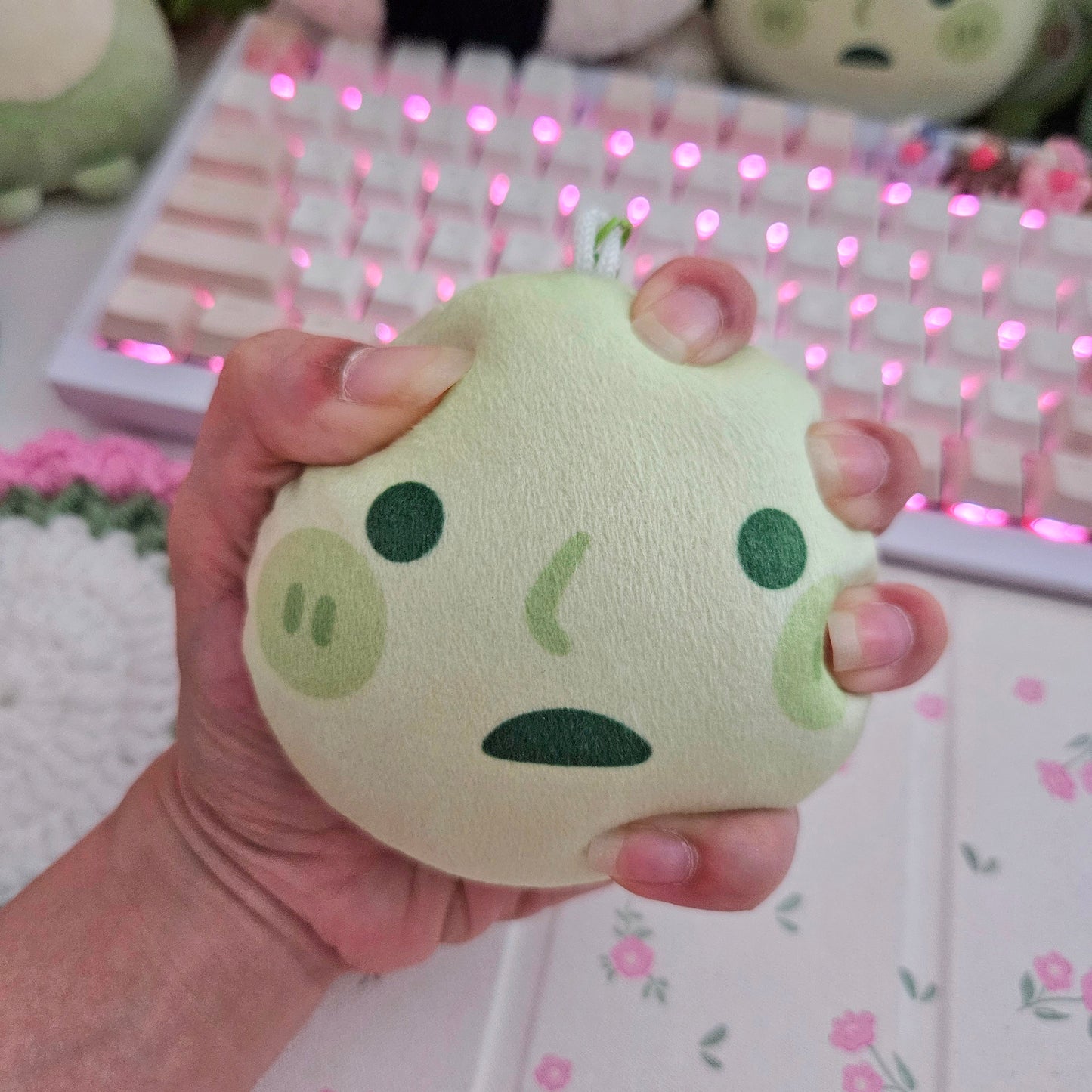 Smiski Plush Keychain