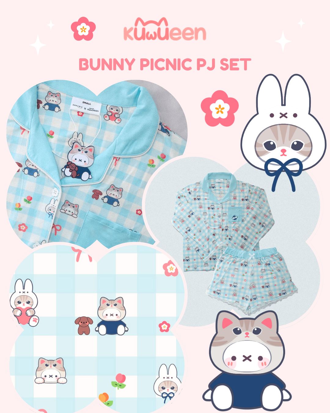 Bunny Picnic PJ Set