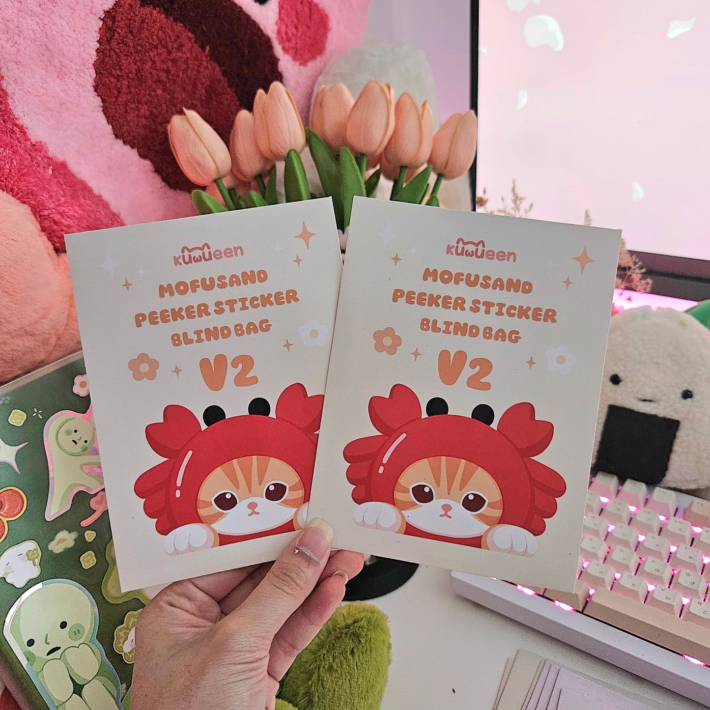V2 Mofusand Peeker Sticker Blind Bags