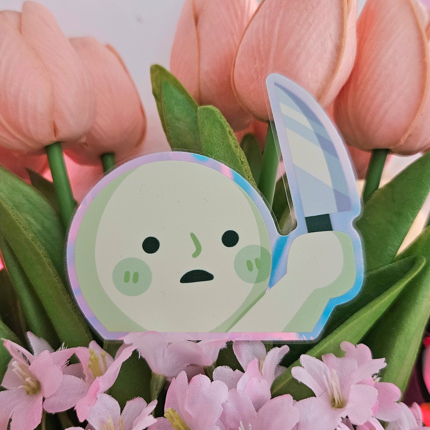 Mini Smiski Stickers (Glow in the dark!)