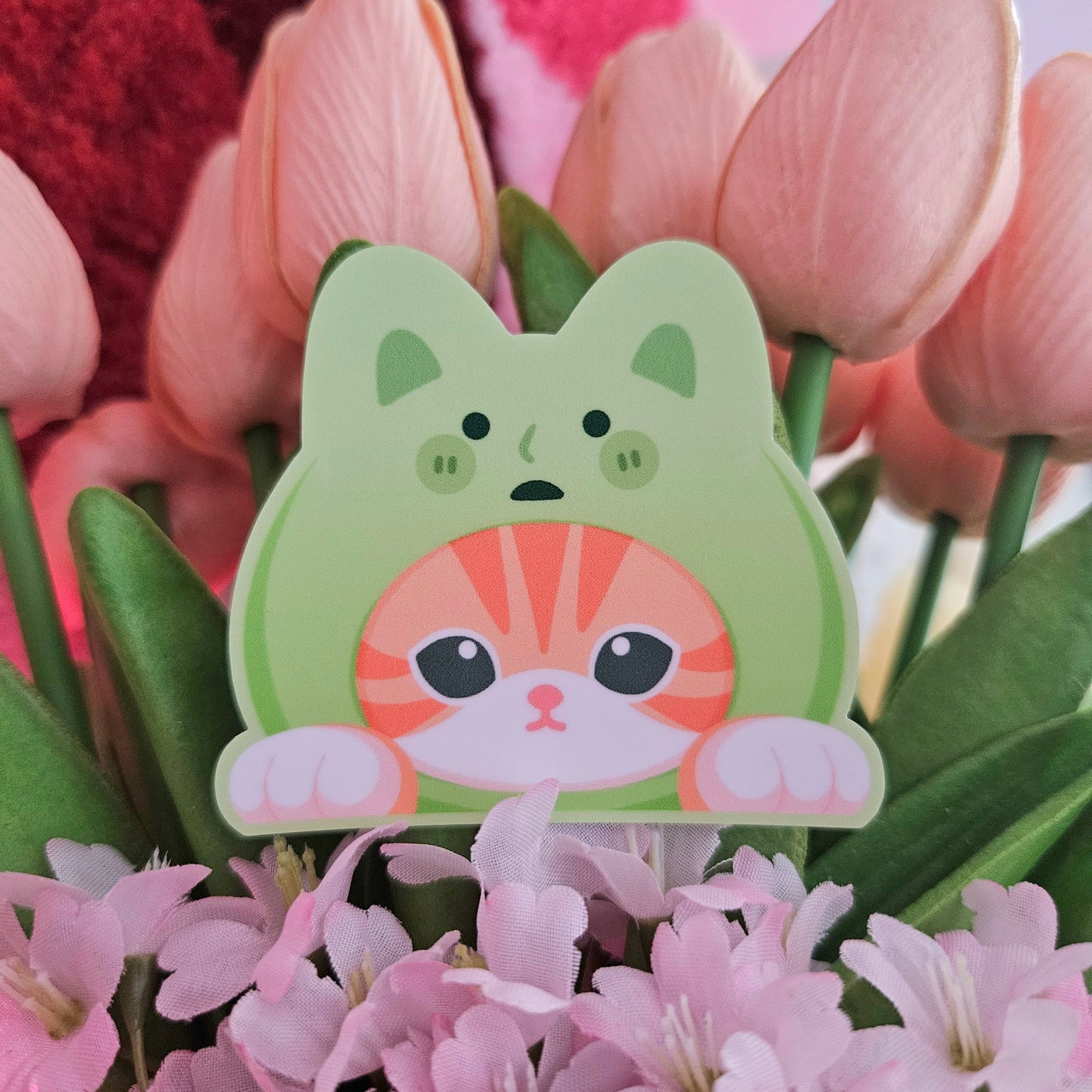 Mini Smiski x Mofusand Sticker