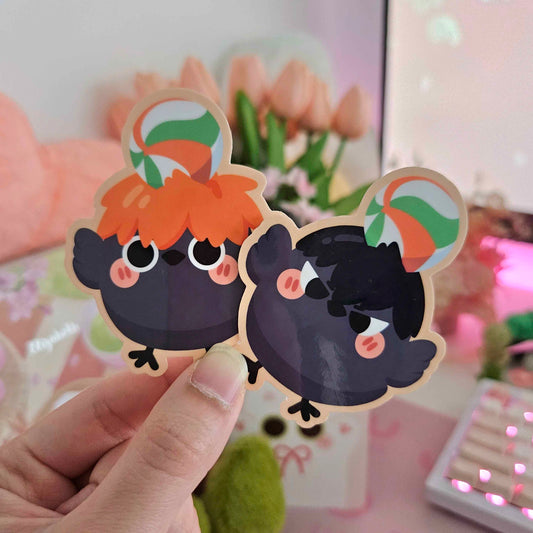 KageHina Crow Stickers