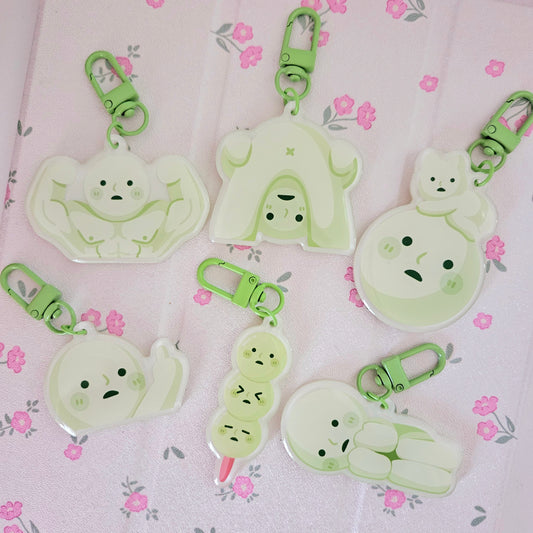 Smiski Glow in the Dark Keychains