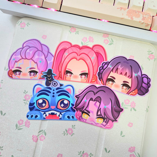 Mini Kpop Demon Hunter Stickers