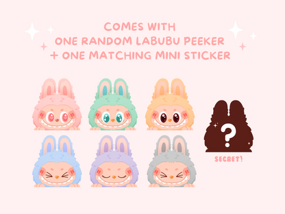 Labubu Peeker Sticker Blind Bags