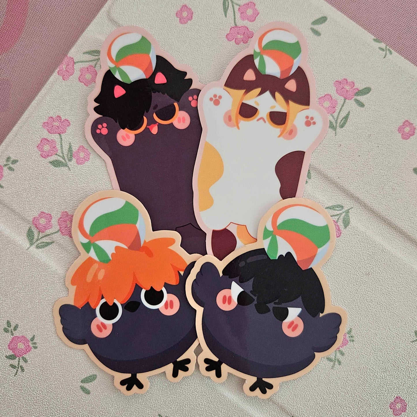 KageHina Crow Stickers