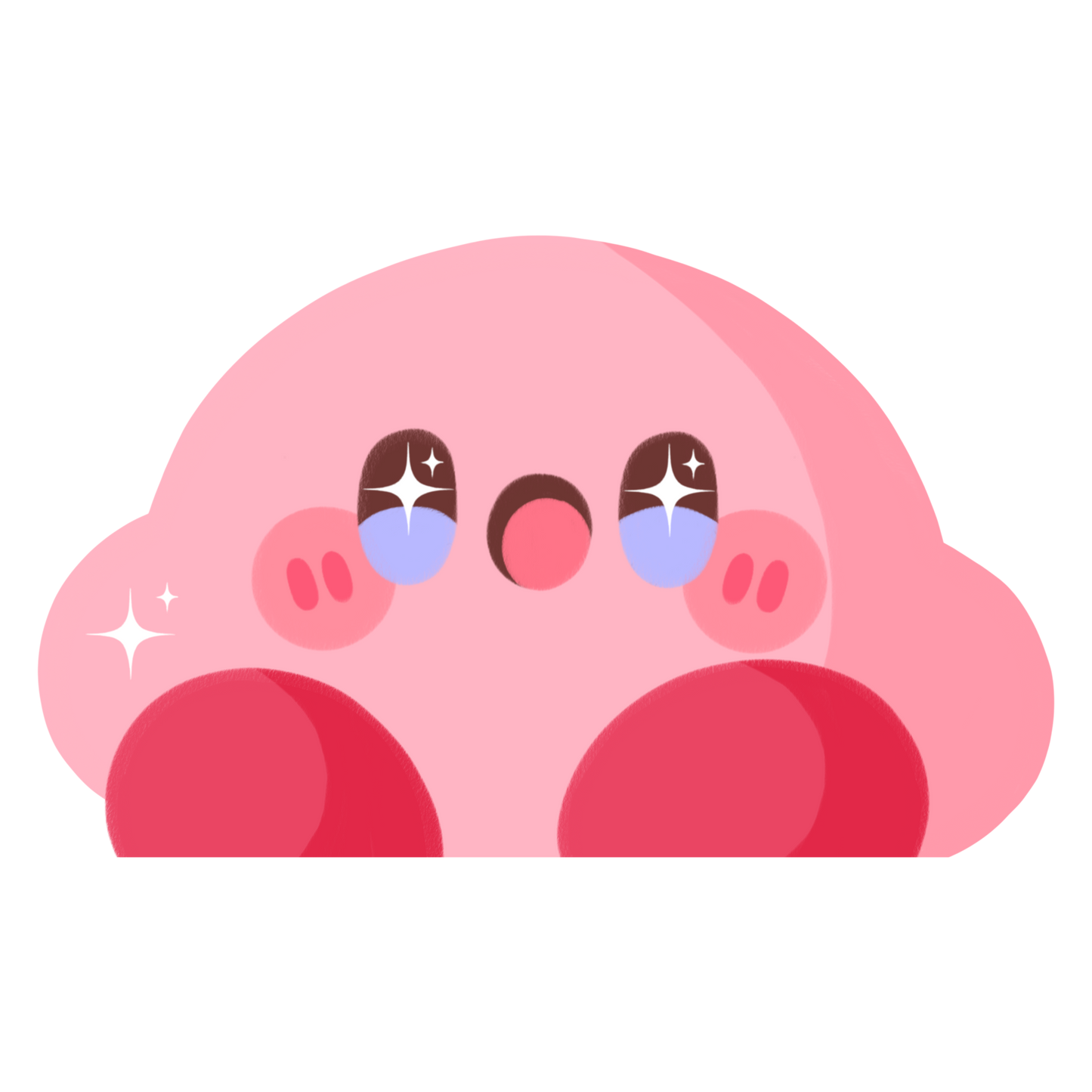 Pink Blob Peeker