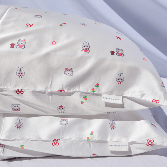 Bunny Picnic Satin Pillowcase