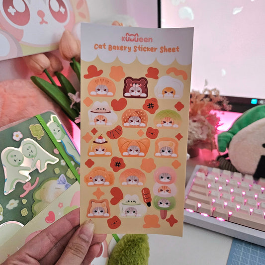 Cat Bakery Sticker Sheet