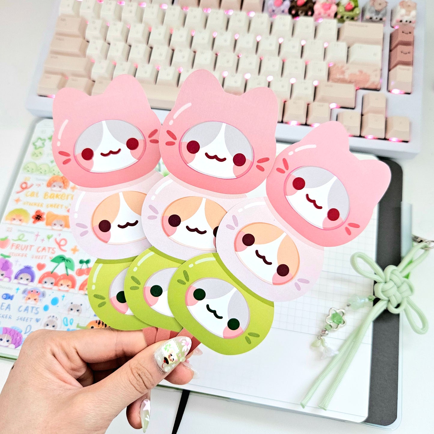 Cat Dango Bookmark