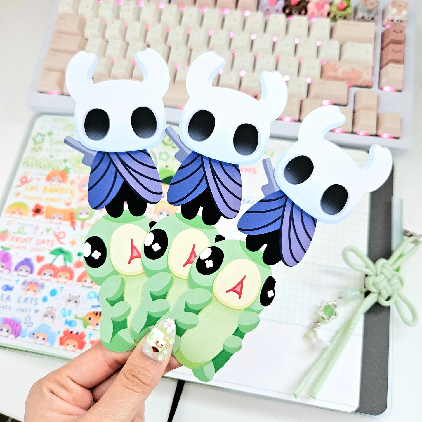 Hollow Knight & Grub Bookmark