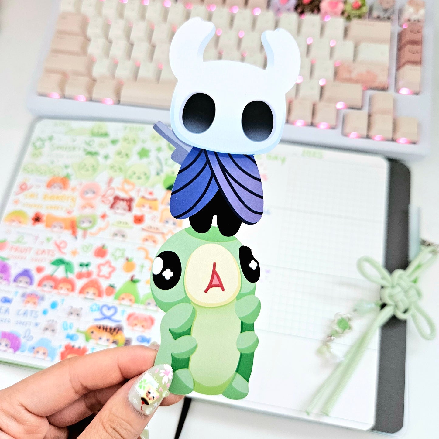 Hollow Knight & Grub Bookmark